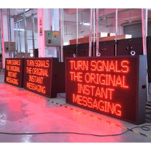 Offre spéciale Vente en gros Affichage LED <span class=keywords><strong>Panneaux</strong></span> de signalisation Panneau routier Autoroute à messages variables Panneau à messages dynamique - Product Image 6