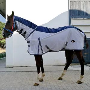 <span class=keywords><strong>Couverture</strong></span> d'été pour <span class=keywords><strong>cheval</strong></span> de haute qualité, couvertures pour chevaux avec col amovible, <span class=keywords><strong>imperméable</strong></span> pour protéger des moustiques - Product Image 3