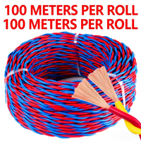 Fil flexible WDZN-RVS-2*0.75/1.0 mm à faible émission de fumée et sans halogène pour l'ingénierie des circuits d'urgence résistants au froid et à la chaleur