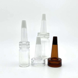 Flacon en verre à col serti de 10 ml avec bouchon compte-gouttes en plastique transparent de 13 mm et 20 mm pour sérum à <span class=keywords><strong>l</strong></span>'<span class=keywords><strong>acide</strong></span> <span class=keywords><strong>hyaluronique</strong></span> - Product Image 4