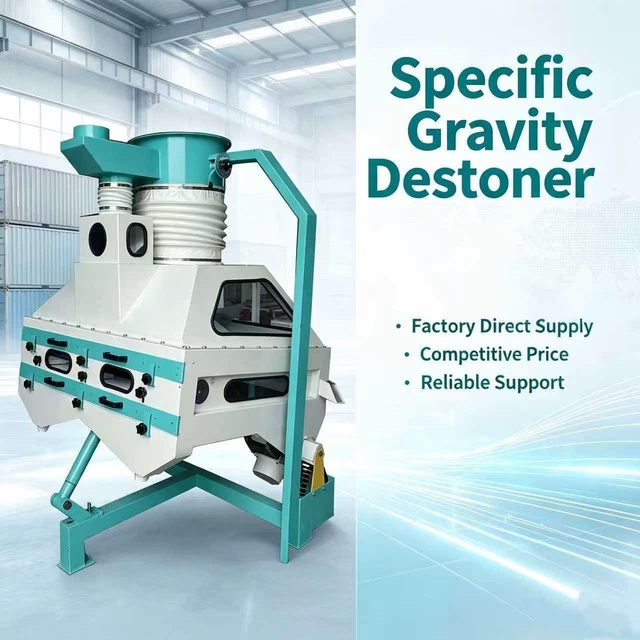 Gravity Separator Machine Grain Stone Separator Seed Gravity Table Grain Cleaning Equipment Destoner Machine Seed Separator