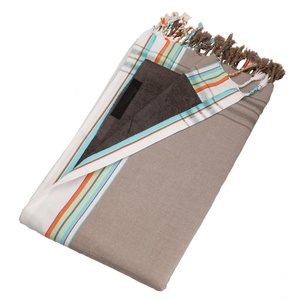 2025 Hammam Peshtermal Kikoy Serviette Doublée <span class=keywords><strong>de</strong></span> Tissu Éponge Coton <span class=keywords><strong>Fouta</strong></span> Yoga Bain Turc Serviette <span class=keywords><strong>de</strong></span> <span class=keywords><strong>Plage</strong></span> - Product Image 1