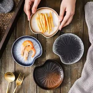 Glazed Ceramic Stoneware <b>Plates</b> Japanese Nordic Design Restaurant Dinnerware Home Dessert Tea Serving <b>Plate</b> - Product Image 3