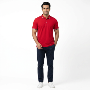Chemise décontractée pour homme en coton 100% anti-plis 180g avec poche, personnalisable avec logo brodé ou imprimé OEM - Product Image 1