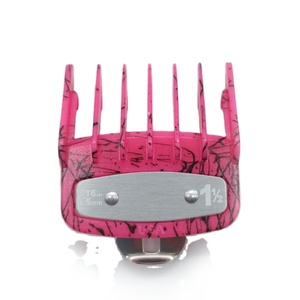 Peines Guía Universales para Herramientas de Barbería, Accesorios para Peinar el Cabello, Clip Metálico, Peine Guía con Diseño de Rosa - Product Image 1