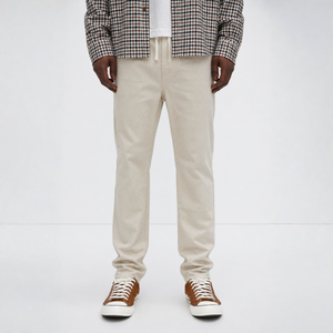 Pantalones Vaqueros Casuales de Corte Recto y Cintura Media con Bolsillos con Cremallera Funcionales para Uso Diario y Urbano - Product Image 1