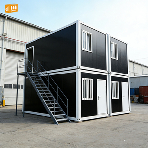 Maison conteneur pliable en Z, maison pliable à deux étages, dortoir temporaire, maisons modulaires, logement abordable, programmes de bungalows pour parcs - Product Image 6