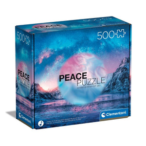CLEMENTONI PEACE - PUZZLE DE 500 PIEZAS AZUL CLARO - Product Image 1