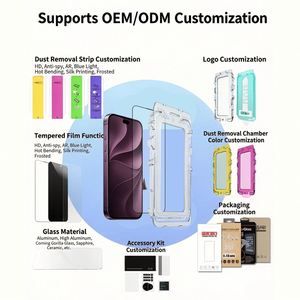 ฟิล์มกระจกนิรภัย OEM 9H 2.5D HD ใสพิเศษบางเฉียบ สำหรับ 18 Pro Max ชุดติดตั้งง่าย ไร้ฟองอากาศ - Product Image 5