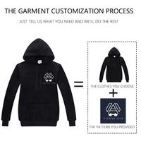 Sweat-shirts décontractés surdimensionnés en velours français de haute qualité pour hommes, avec impression 3D en relief, broderie appliquée, motifs d'anime, 100% coton