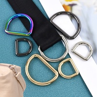 Boucle en métal Deepeel G7-3 10-38mm avec anneau en D et fermoir de connexion pour sangle de sac, accessoires de maroquinerie avec techniques de placage