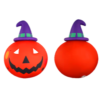 Ballon monstre géant LED d'Halloween, décoration gonflable avec batterie au lithium imperméable et durable, couleur pleine pour les événements en plein air