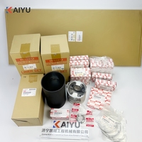 Kit Piston Ring Silinder Liner B229900003259 B229900003261 untuk Excavator Sany SY335C Suku Cadang Mesin Isuzu 6HK1