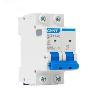 MCB Nxb-63 miniature circuit breaker 6A 10A 16A 20A 32A 40A 50A 63A 1P/1P+N/2P/3P/4P NXB-63 2P C10