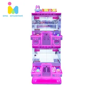 AMA Factory Price Claw Toys Vending Machine Coin Operated Arcade Machine Supplier Toy Claw Crane Machine