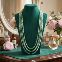 Perles Rondes Facettées en Agate Verte de Haute Qualité, Pierre Précieuse Naturelle 2/3/4 MM, Matière Première pour la Fabrication de Bijoux et la Création de Bijoux à Percer