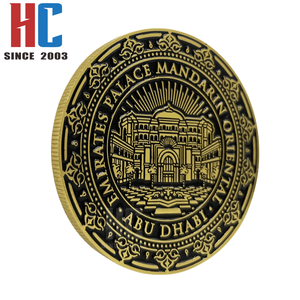 Moneda de Metal de Recuerdo con Logotipo Personalizado de Fábrica con 20 Años de Experiencia, Chapada en Oro con Bolsa de Terciopelo - Product Image 3