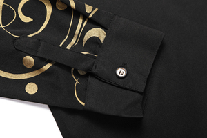 Vestidos de manga larga para hombre, ropa informal con logotipo personalizado, camisas de vestir estampadas de oficina para hombre, imagen de tela de punto teñida lisa - Product Image 6