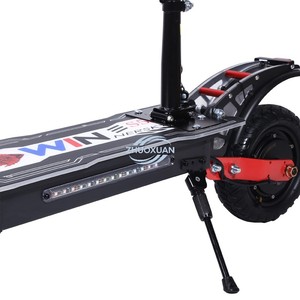 Trottinette électrique pliable pour adultes, longue autonomie, batterie au lithium, 2 roues, trottinette électrique portable pour les déplacements urbains - Product Image 5