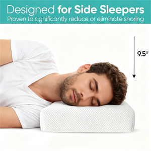 Nouvel oreiller de couchage latéral en mousse à mémoire de forme Oreiller anti-ronflement ergonomique adapté aux personnes souffrant de ronflement et de troubles respiratoires - Product Image 2