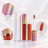 Vente Flash : Gloss à Lèvres Vegan Brillant Haute Brillance, Maquillage Longue Durée Hydratant, Rouge à Lèvres Multi-Couleurs