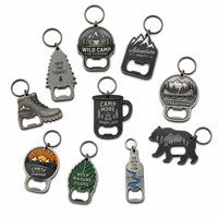 Décapsuleur en métal personnalisé avec logo, artisanat en métal gravé en alliage de zinc, porte-clés pour cadeau promotionnel, accessoire d'outillage de bar