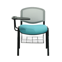 Chaise d'écolier avec tablette d'écriture pour salle de classe et salle de formation