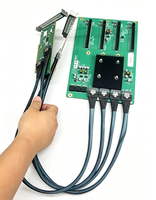 Carte d'extension GPU PCIe 4.0 X16 vers 4x PCIe 4.0 X16 avec puce PEX88096 pour serveur IA et station de travail