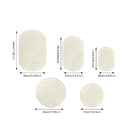 5 pièces de fonds de panier en bois pour sacs au crochet, bases en bois pour paniers au crochet pour la création artisanale DIY