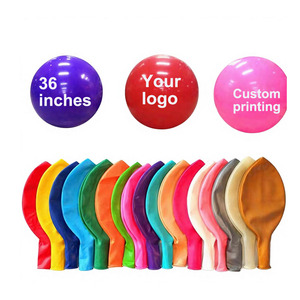 Ballons géants de 36 pouces, impression personnalisée de logo et de motifs pour la promotion d'entreprise, <span class=keywords><strong>activités</strong></span> en extérieur et en intérieur - Product Image 1