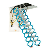 Échelle de grenier électrique rétractable pour usage domestique, escalier pliant dissimulé pour duplex 2ème étage, design invisible et peu encombrant