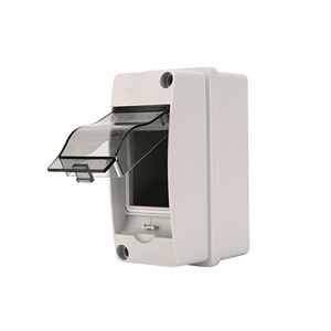 Outdoor IP65 Waterproof ABS Plastic Enclosure HT2 Way Switch Electrical Panel Box MCB Circuit DIN Rail Power <strong>Junction</strong> Box - Product Image 5