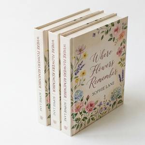 Libro Estético de Tapa Dura Personalizado, "<span class=keywords><strong>Donde</strong></span> las Flores Recuerdan" de Sophie Lane, Libro Decorativo con Cubierta Floral para Decoración del Hogar y Regalo - Product Image 4