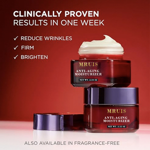 Crème pour le visage anti-âge triple effet contient <span class=keywords><strong>de</strong></span> l'<span class=keywords><strong>acide</strong></span> <span class=keywords><strong>hyaluronique</strong></span> <span class=keywords><strong>et</strong></span> <span class=keywords><strong>de</strong></span> la <span class=keywords><strong>vitamine</strong></span> <span class=keywords><strong>C</strong></span> réduire les rides raffermir éclaircir la peau MRUIS - Product Image 2