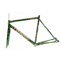 Cadre de vélo en alliage d'aluminium 700C en gros d'usine OME Racetrack Pièces de vélo de route tout-terrain BMX et Cruiser Friendly