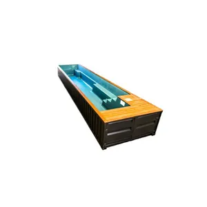 Mejor precio bomba de velocidad Variable muebles de exterior marco configuración eléctrica masilla 15 metros contenedor piscina