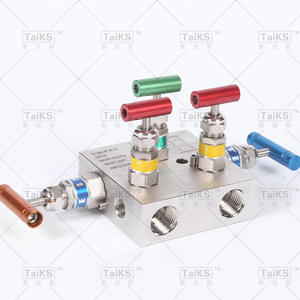 Válvula de Control Manual Ajustable de Cinco Vías, de Acero Inoxidable, para Alta Temperatura y Alta Presión, con Bloqueo - Product Image 2