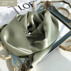 OEM/ODM semplice stile <span class=keywords><strong>elegante</strong></span> tinta unita sottile <span class=keywords><strong>sciarpa</strong></span> di seta di gelso estivo per le donne su misura nastro di fabbrica scialli tradizionali - Product Image 6