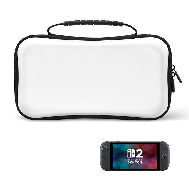 Hard Shell Carrying Case for Nintendo Switch 2UltraSlim Portable Travel Game Bag with Storage for 24 Game Cartridges&Accessories