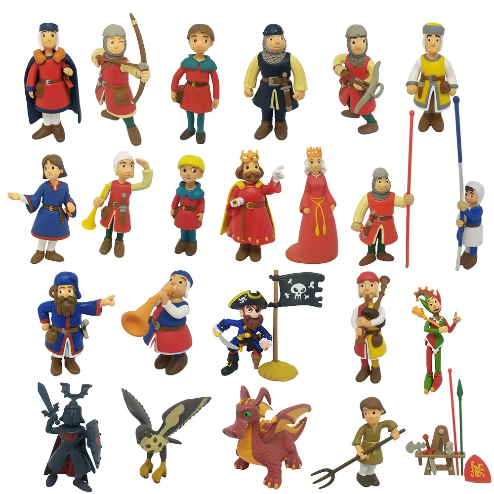 Custom Collectible Gift PVC Manufacturer OEM Action Figure Puppet Designer PVC Toy Castle Vinyl Toys