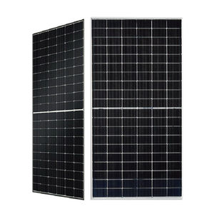 Panneaux solaires monocristallins HJT N-Type HBC BIPV pliables à demi-cellules double vitrage entièrement noirs 450W-500W - Product Image 4