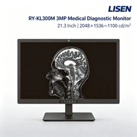 Écran médical LISEN 3MP 4:3 21,3 pouces TFT LCD avec rétroéclairage LED, luminosité 1100 cd/m², interfaces USB//DP/DVI