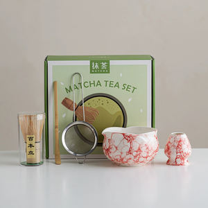 Ensemble d'outils à matcha en céramique écologique <span class=keywords><strong>japonaise</strong></span> de couleur bulle avec <span class=keywords><strong>flûte</strong></span> en <span class=keywords><strong>bambou</strong></span>, design portable, capacité de 550 ml, vaisselle à thé - Product Image 1
