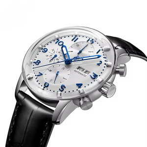 Relojes Mecánicos de Moda para Hombre, Reloj de Pulsera Automático de Negocios, Reloj de Diseñador Luminoso de Acero Inoxidable, Relojes para Hombre - Product Image 4