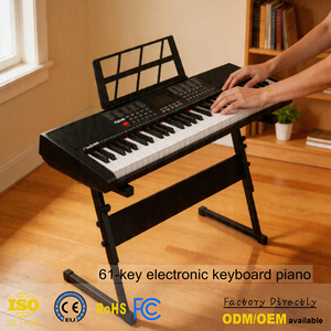 BD MUSIC BD-662 Tastiera a 61 Tasti Organo Elettrico Portatile Pianoforte Digitale Strumenti Musicali - Product Image 1