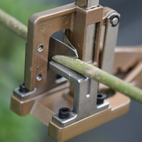 Ciseaux professionnels en forme de V pour greffage, couteau de taille pour arbres fruitiers, jardin, fleurs, branches, taux de survie élevé