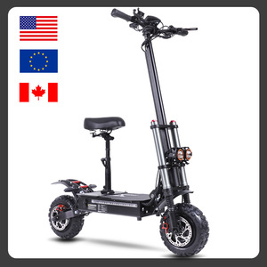 Trottinette électrique pliable 6000W, moteurs brushless doubles 60V38Ah, batterie lithium, alliage d'aluminium, charge maximale 150kg, deux roues hydrauliques - Product Image 2