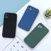Pour iPhone 11 12 Coque de téléphone en silicone liquide Coque souple en TPU pour iPhone 6/7/8 Plus Coque en silicone TPU pour iPhone 13 14 15 16 Pro Max