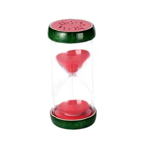 saibasen factory direct sales resin cartoon fruit hourglass sand watch for desk reading room ornament home decoration
