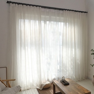 Tende Trasparenti <span class=keywords><strong>in</strong></span> Misto Lino di Alta Qualità YCSP, Tende <span class=keywords><strong>in</strong></span> Cotone e Lino per Finestre di Soggiorni e Camere da Letto - Product Image 4